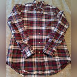 Ralph Lauren Men's Long Sleeve Plaid Oxford Button Down Shirt | Small